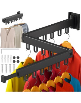 Сгъваема сушилник за дрехи за стенен монтаж